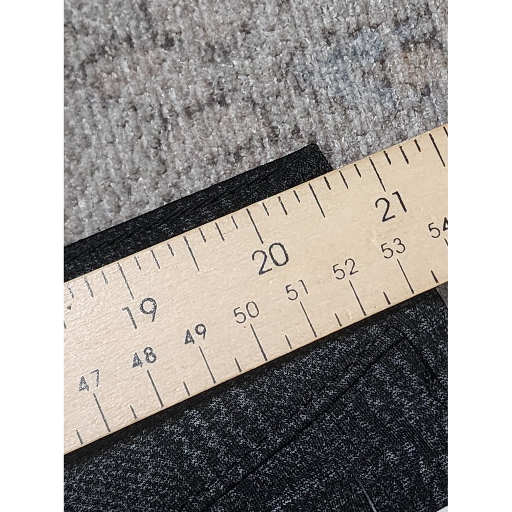 Gloria Vanderbilt Amanda Ponte Pants Gray Black Plaid Stretch Work Office 20W - Picture 10 of 10